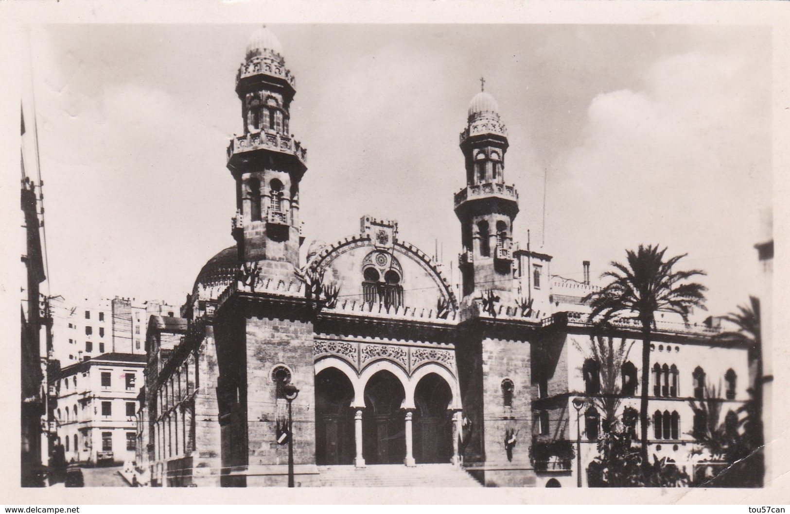 ALGER - ALGÉRIE - CPA1953 - BEL AFFRANCHISSEMENT POSTAL. - Algeri