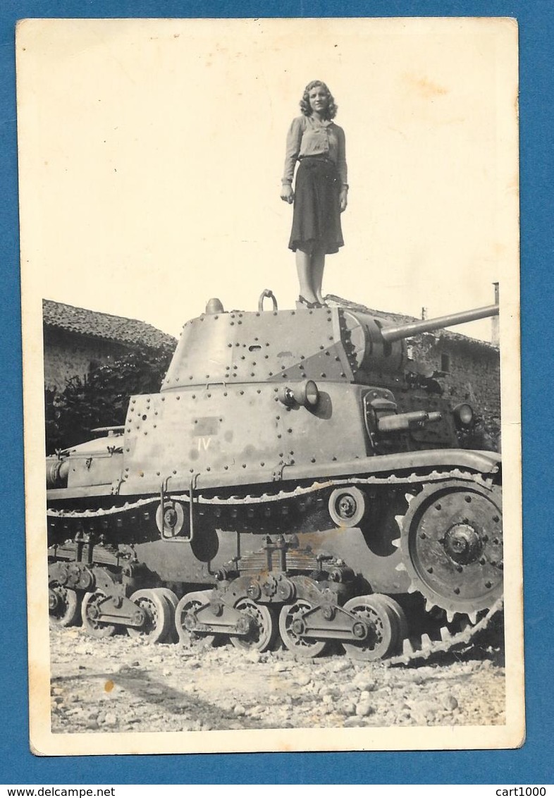 FOTO CARRO ARMATO M13/40 FIAT ANSALDO GUERRA - Krieg, Militär