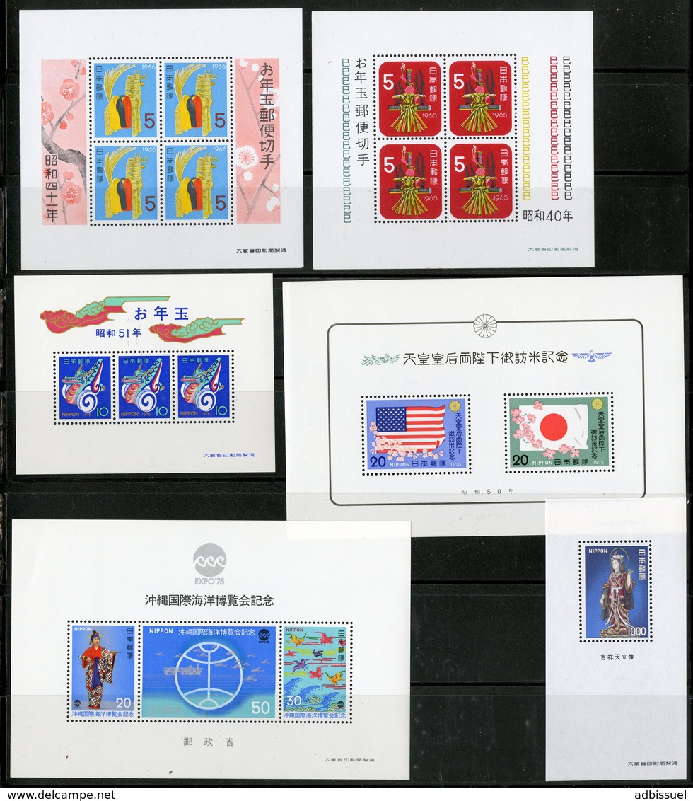 JAPAN / JAPON Blocs BF (x20) N° 60 To 79  ** MNH. Catalog Value 79 €. - Blocks & Kleinbögen