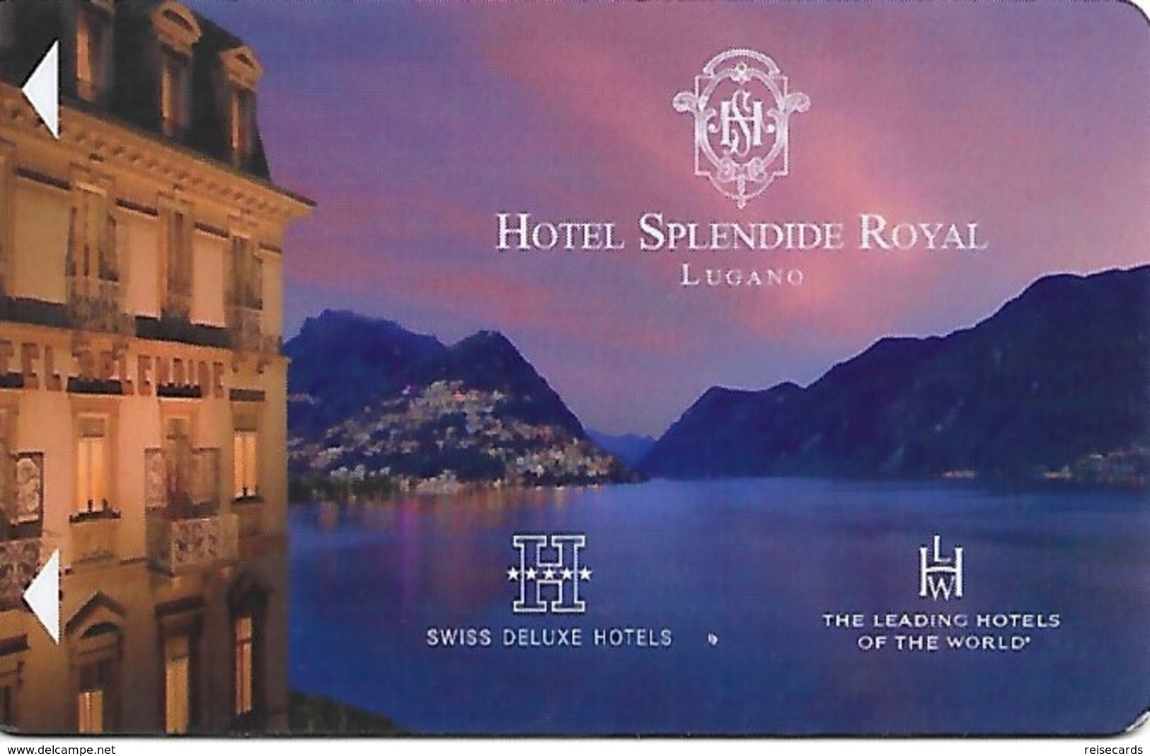 Switzerland: Hotel Splendide Royal, Lugano - Hotelkarten