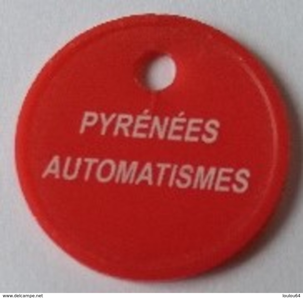 Jeton De Caddie - Pyrénées Automatisme - En Plastique - - Moneda Carro