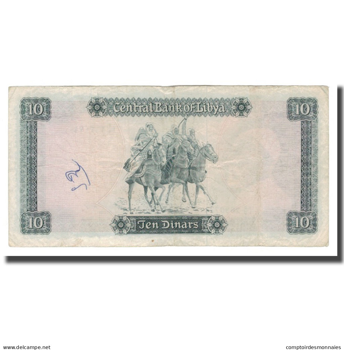 Billet, Libya, 10 Dinars, KM:37a, TB+ - Libye