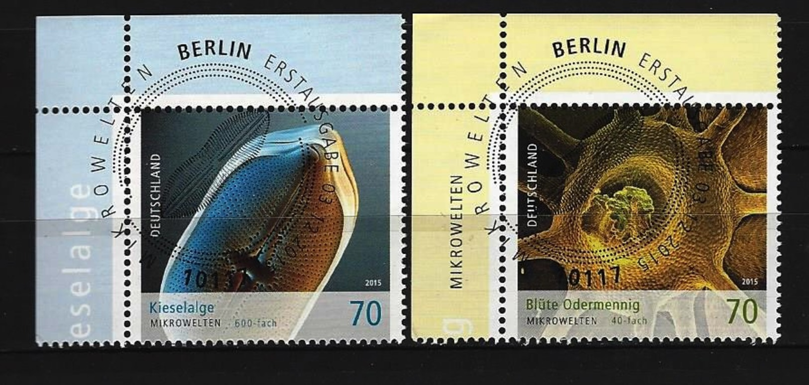 BUND Mi-Nr. 3192 - 3193 Eckrandstücke Links Oben Gestempelt - Usados