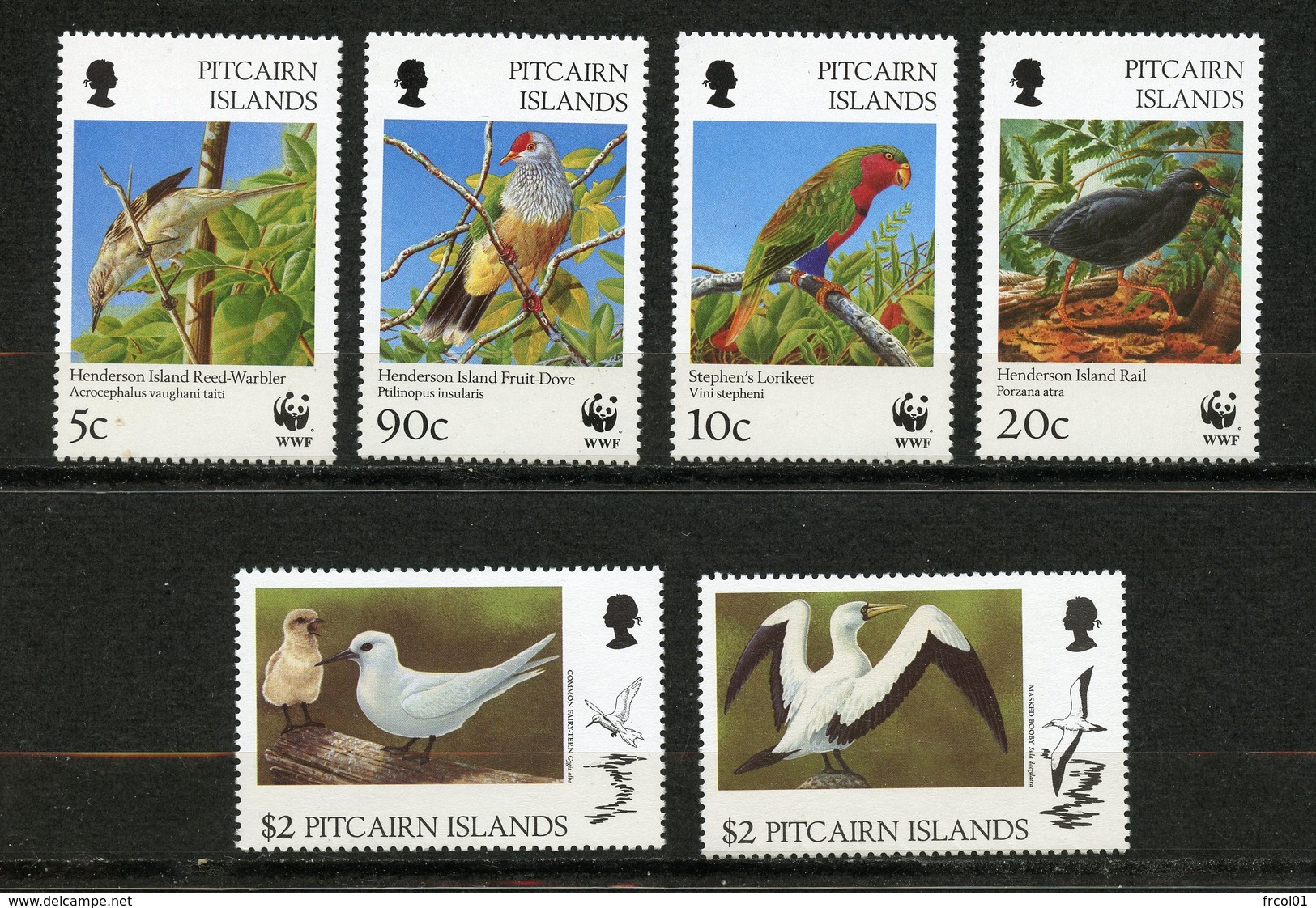 Pitcairn, Yvert YT 472/477**, Scott 457/462**, MNH - Pitcairn