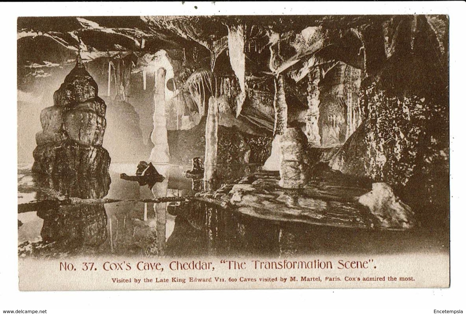 CPA-Carte Postale-Royaume Uni-Cheddar- Cox's Cave- The Transformation Scene VM10230 - Cheddar