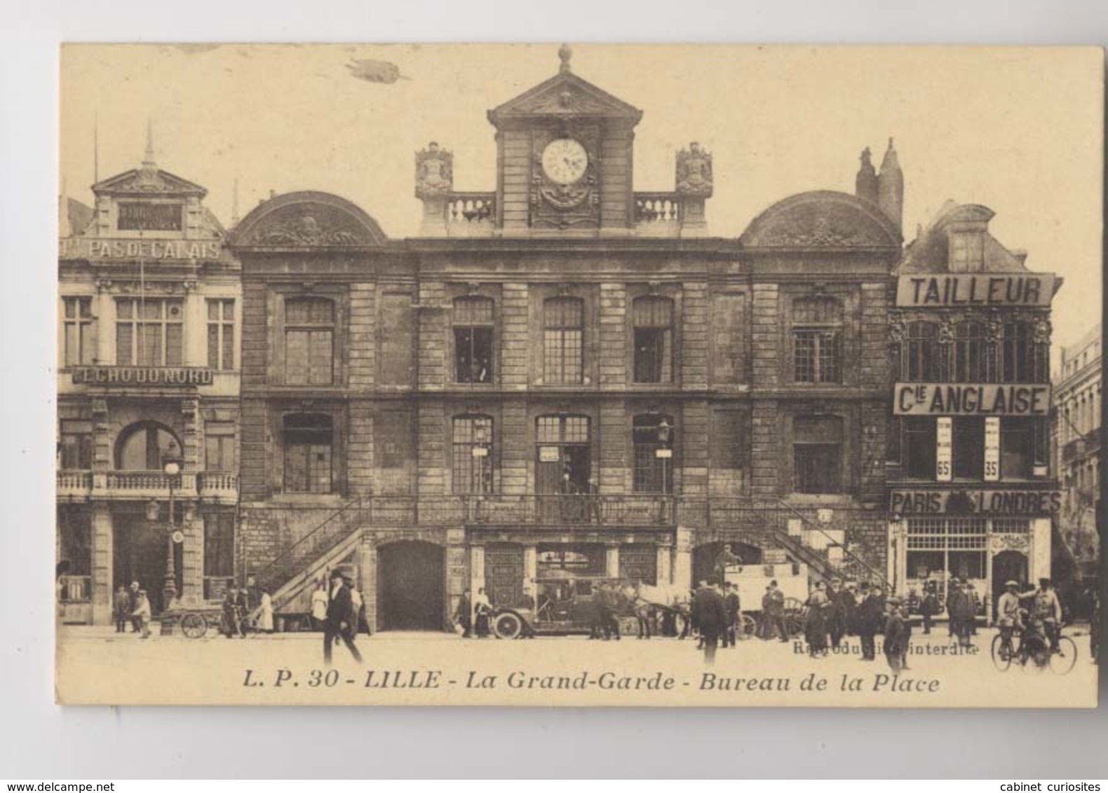 LILLE - La Grand-Garde - Bureau De La Place - Animée - Lille