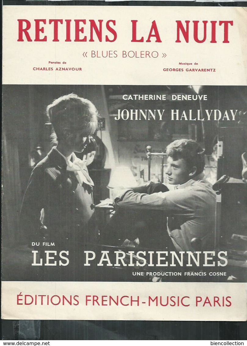 Partition De "Retiens La Nuit " Johnny Halliday" - Scores & Partitions