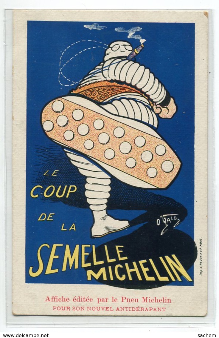 PUBLICITE MICHELIN  Illustrateur O ' GALOP Le Coup De La Semelle  Michelin Datant Avant 1910     D20 2019 - Pubblicitari