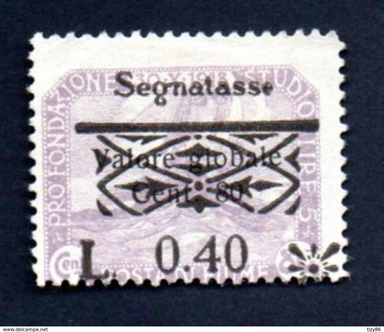 Fiume - Segnatasse - 1921 - Nuovo Linguellato £.  0.50 Su 80 Cent. - Kroatië