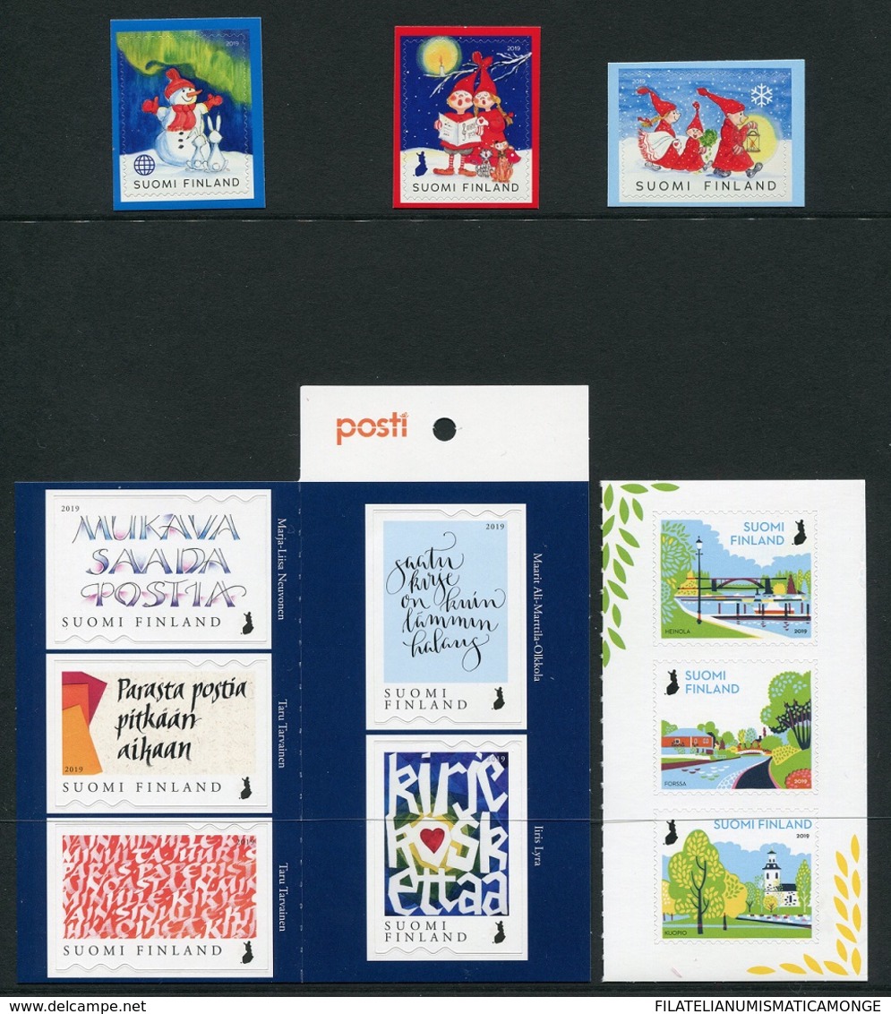 Complete Year -   Finlandia   - MNH ** -  Finlandia - Año Completo 2019 - Sell - Ganze Jahrgänge