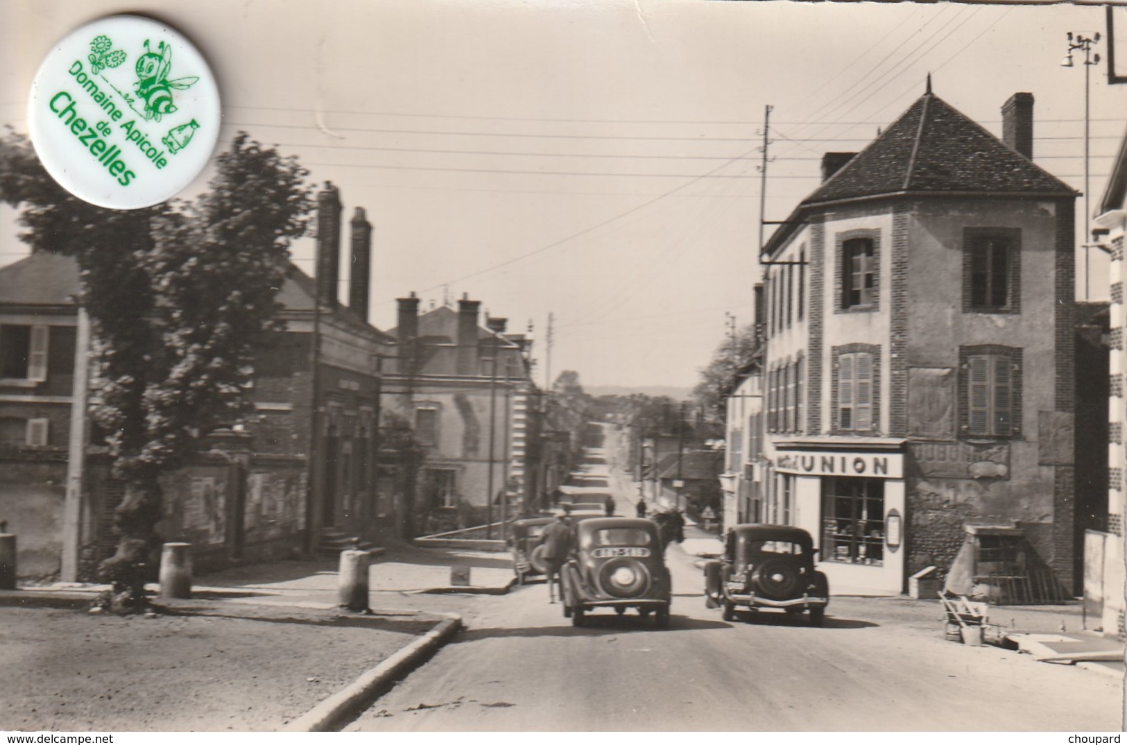 89 - Carte Postale Semi Moderne De  AILLANT Sur THOLON  La Poste Et La Rue Des Ponts - Aillant Sur Tholon