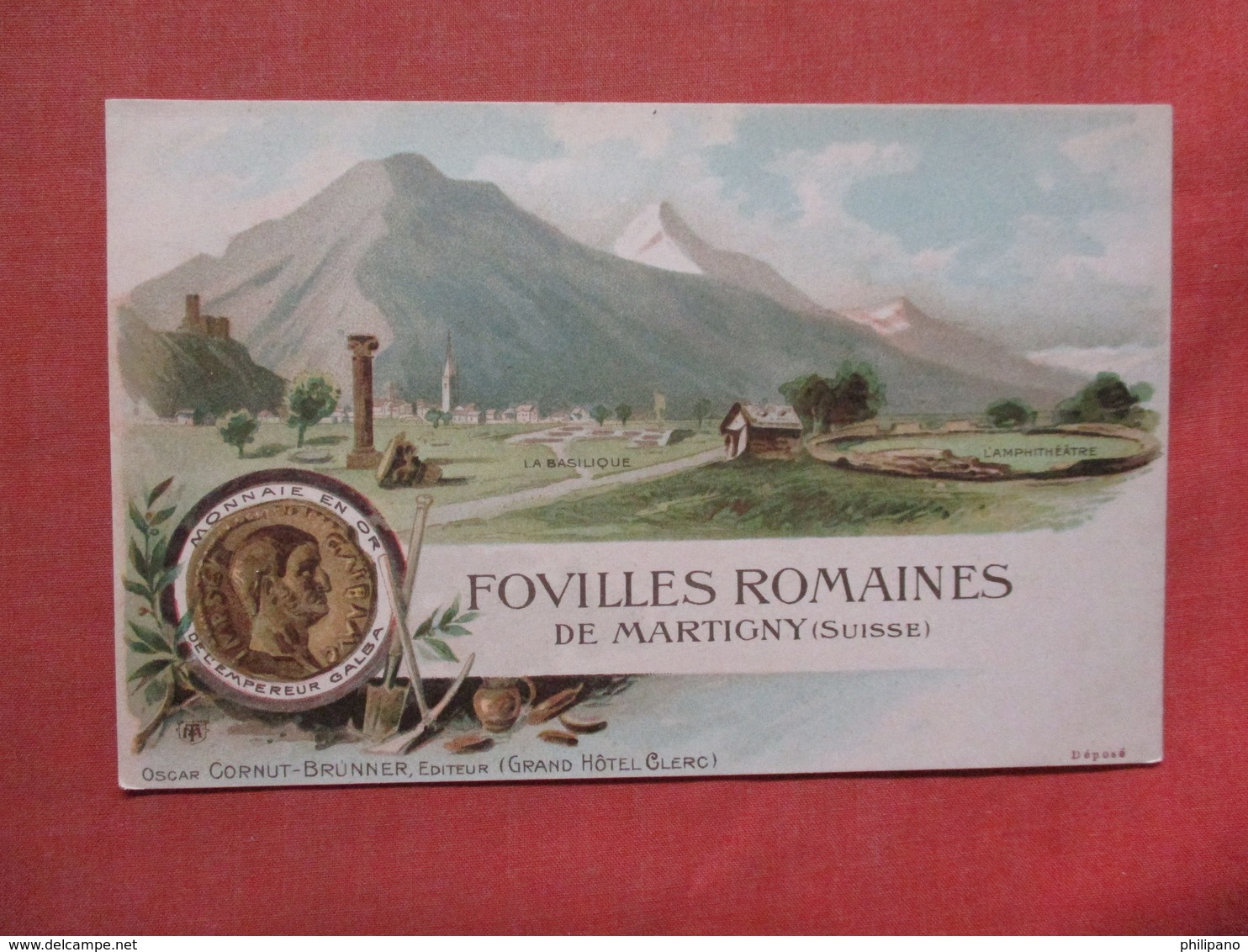 Fovilles Romaines De Martigny Suisse    Ref 3768 - Martigny