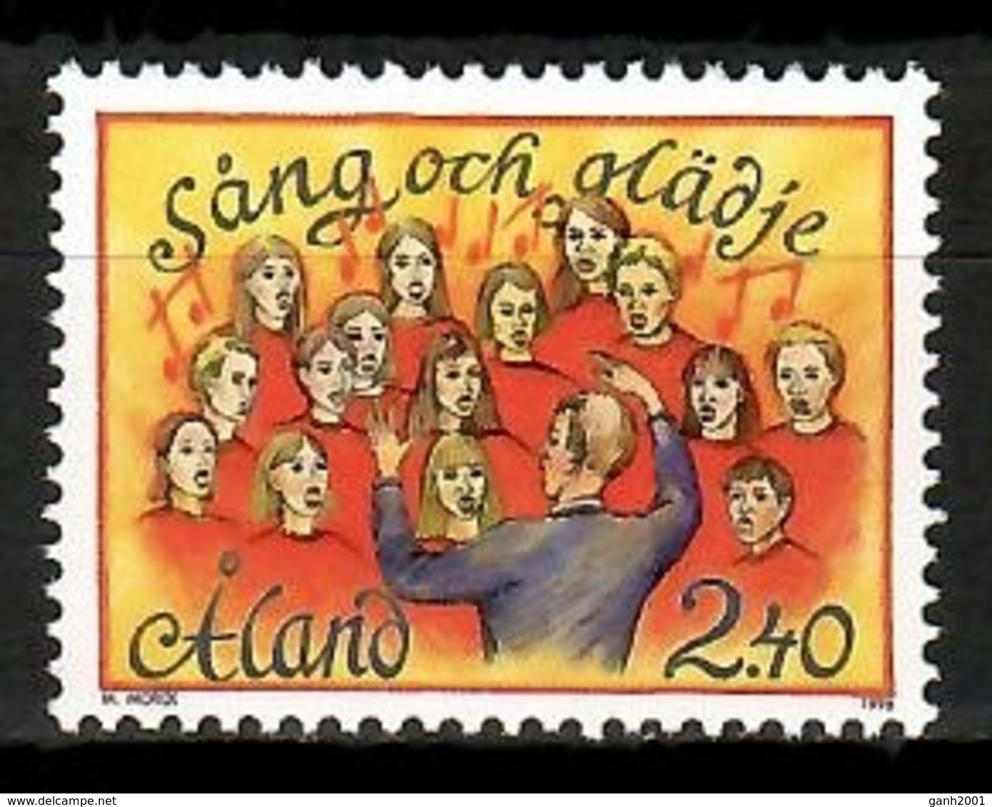 Aland 1996 / Music Festival Chorus MNH Musik Musica Coro / Kj20  30-32 - Música