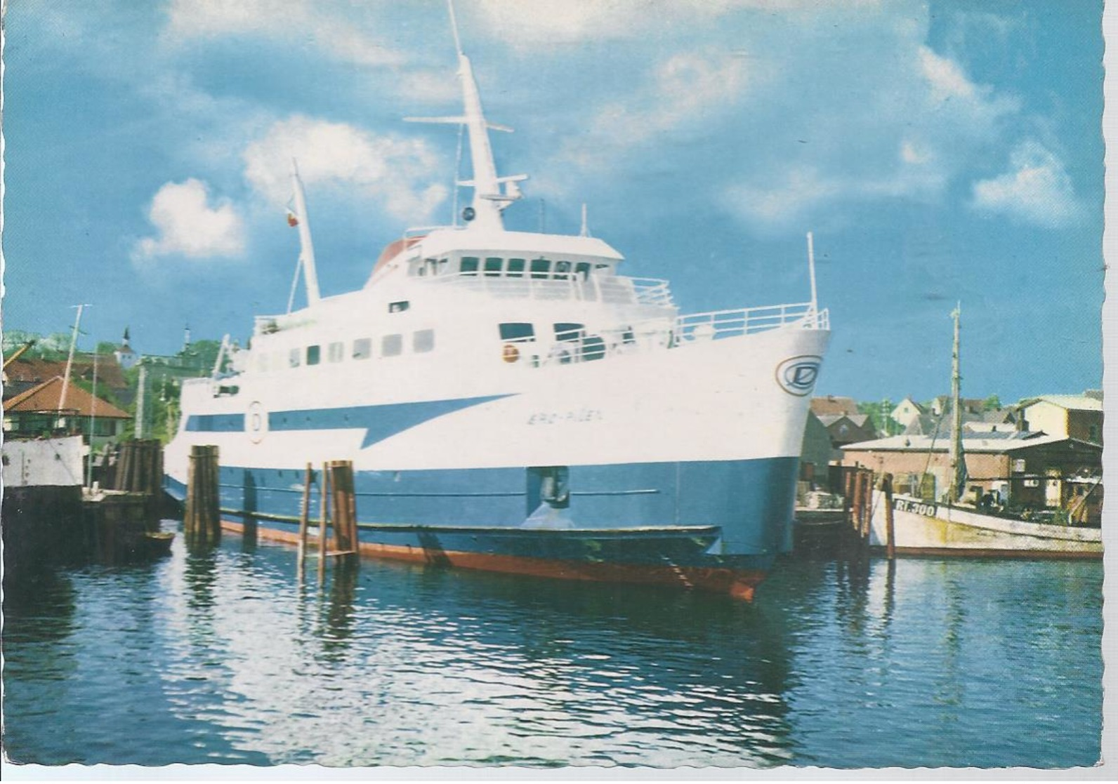 AK-div-33- 0692  - Das Fährschiff Aero Pillen  Im Hafen Von Soby Aero - Dänemark