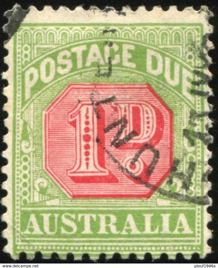 Pays :  46 (Australie : Confédération)      Yvert Et Tellier N° :Tx   39 (A) (o)  (Die II) - Portomarken