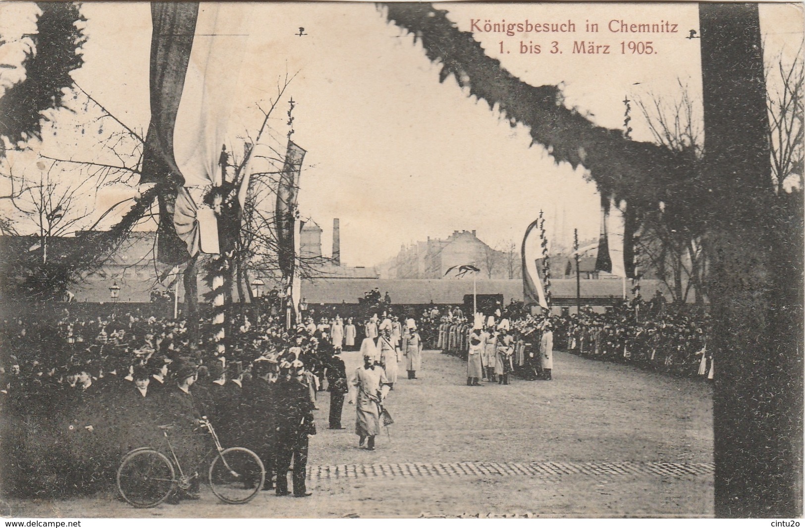 Allemagne . Königsbesuch In Chemnitz . 1 . Bis  3 März 1905 . - Autres & Non Classés