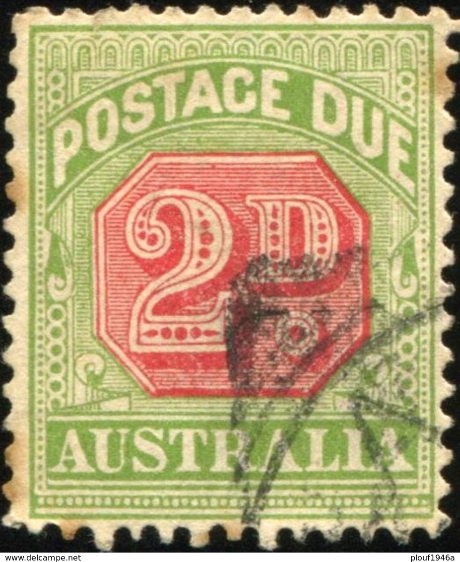 Pays :  46 (Australie : Confédération)      Yvert Et Tellier N° :Tx   40 (o)  (Die I) - Portomarken