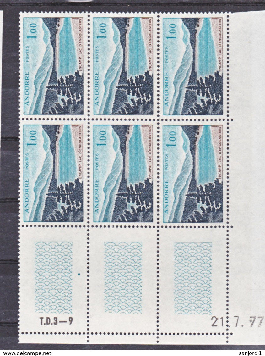 Andorre 164 Paysages  Blocs De 6 Coin Datés  Neuf ** TB MNH Sin Charmela Cote 21 - Nuovi