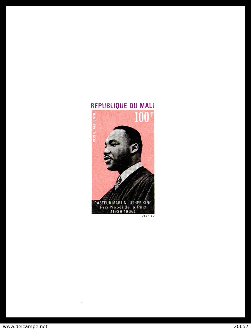 Mali A 059 épreuve De Luxe , Martin Luther King, Prix Nobel De La Paix - Martin Luther King
