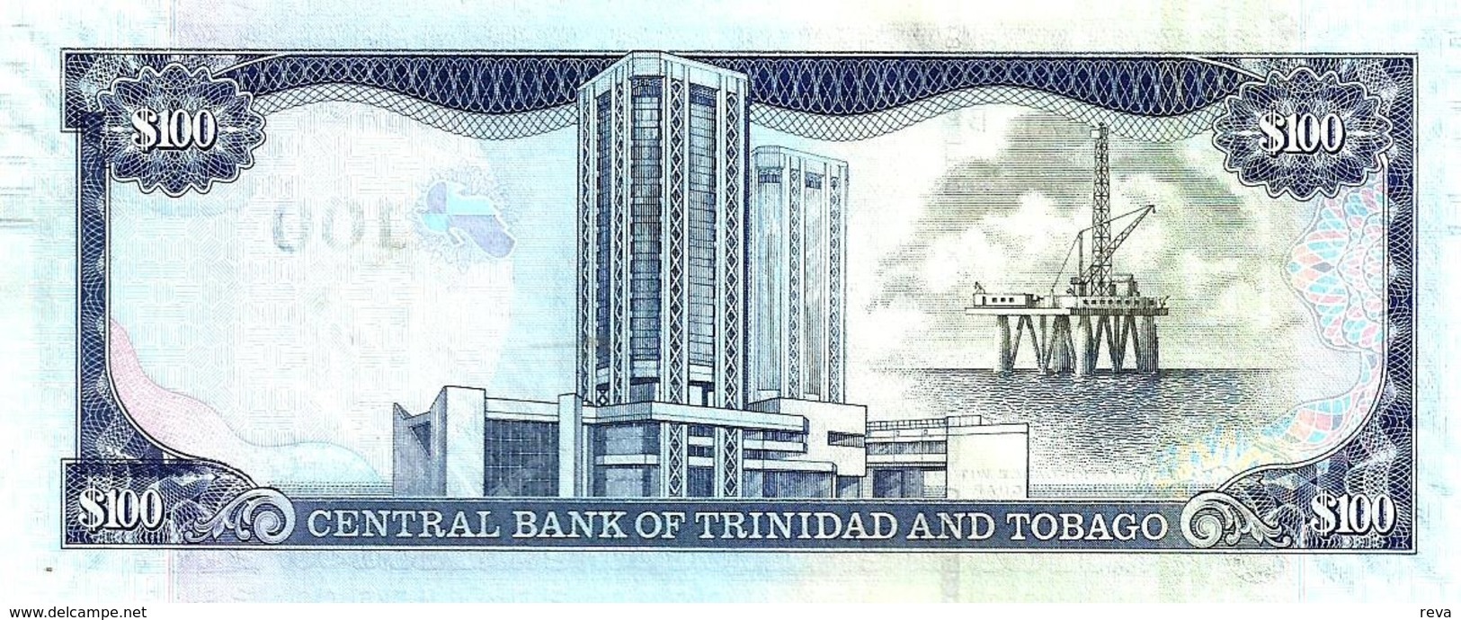 TRINIDAD AND TOBAGO $100 BLUE BIRD FRONT & BUILDING BACK SIGN?. DATED 2006 UNC P.? READ DESCRIPTION CAREFULLY !!! - Trinité & Tobago