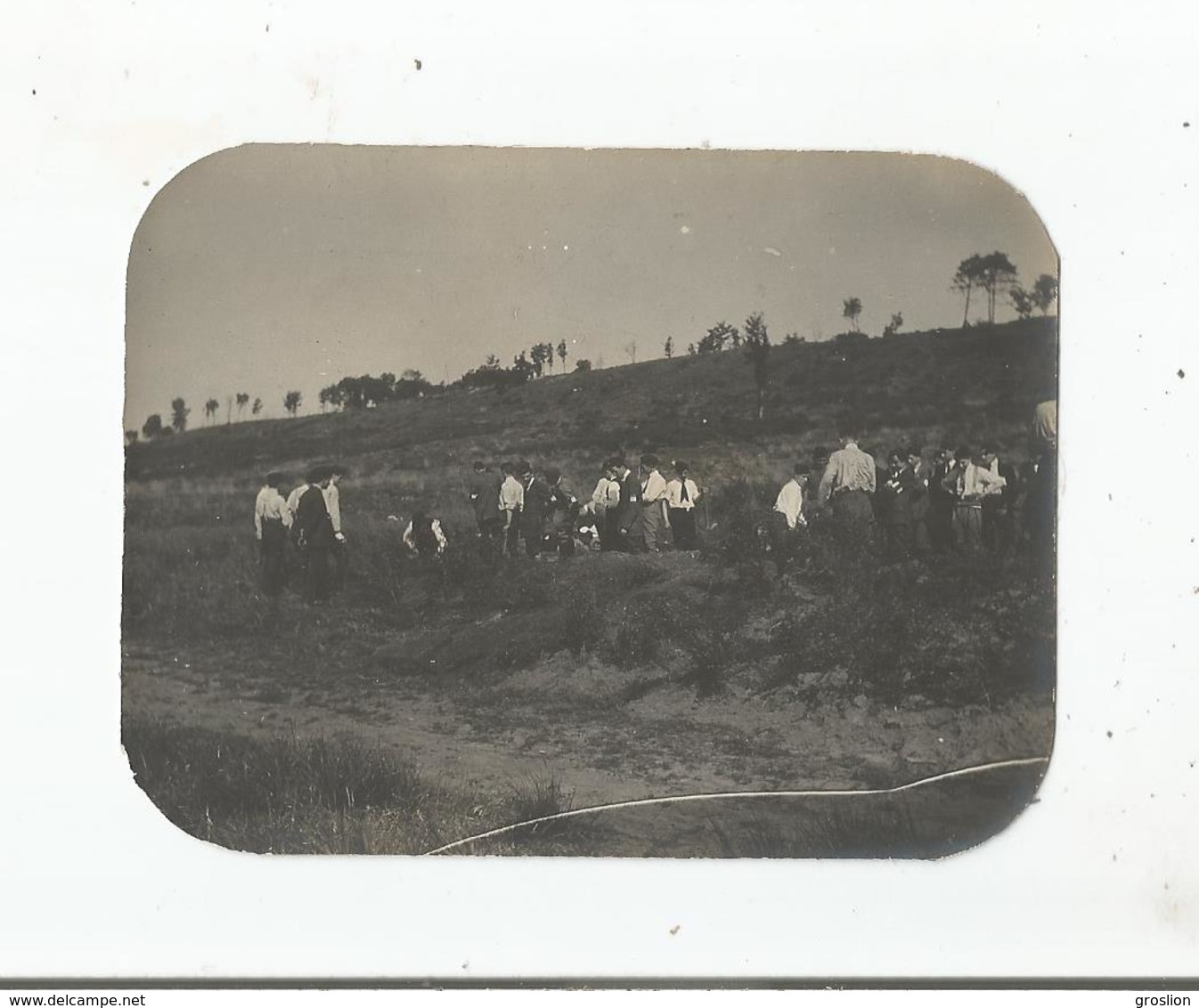 FONTAINEBLEAU (77) PHOTO MANOEUVRE MILITAIRE 23 24 MAI 1915 (CONSTRUCTION TRANCHEES) - War, Military