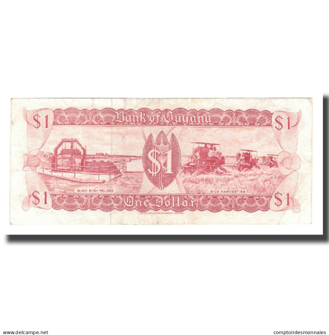 Billet, Guyana, 1 Dollar, Undated (1966-92), KM:21g, NEUF - Guyana