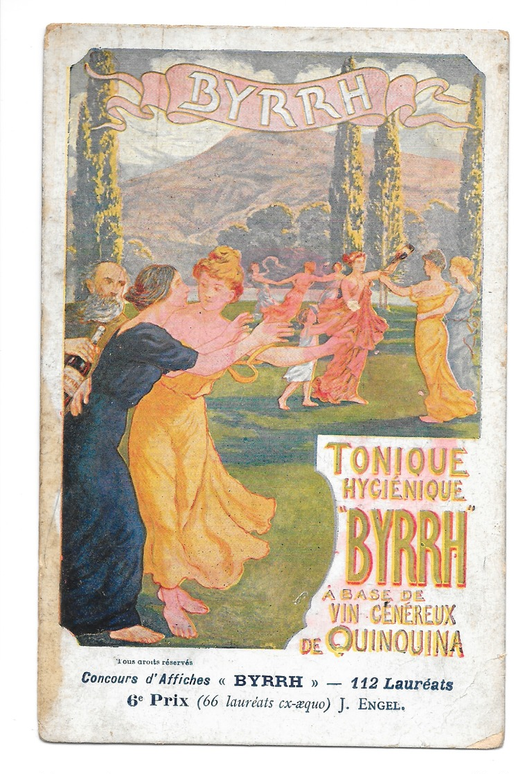 CPA BYRRH J ENGEL ART NOUVEAU - Altri & Non Classificati