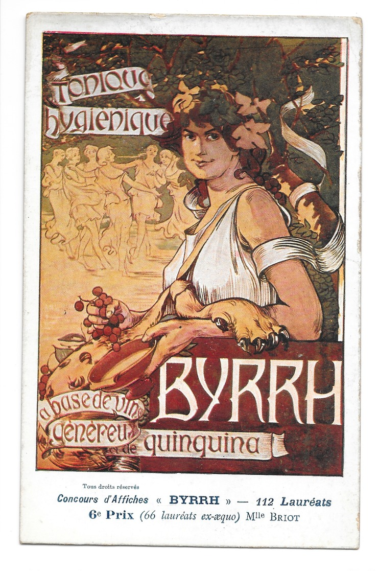 CPA BYRRH BRIOT ART NOUVEAU - Otros & Sin Clasificación