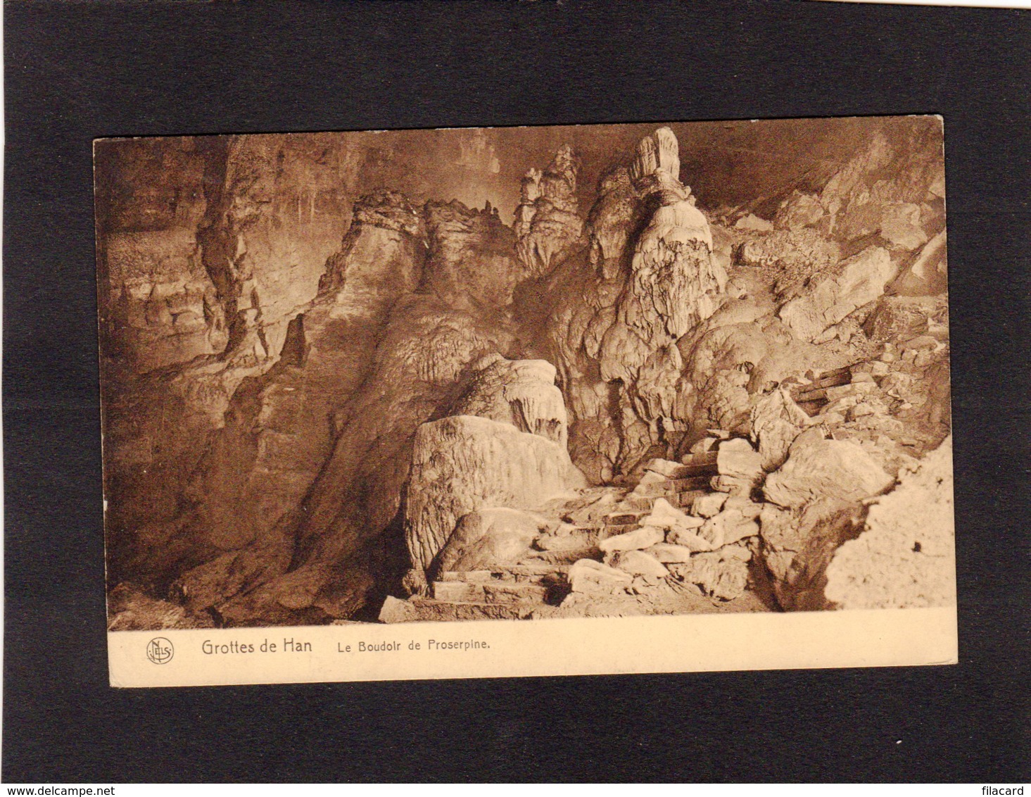 90059    Belgio,   Grottes De Han,  Le  Boudoir De Proserpine,  VGSB  1936 - Rochefort