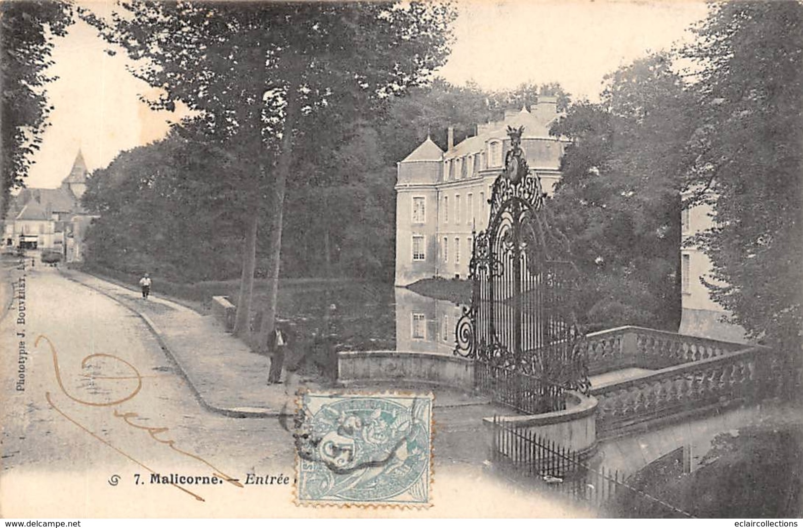 Malicorne Sur Sarthe       72         Entrée Du Château           (voir Scan) - Malícorne Sur Sarthe