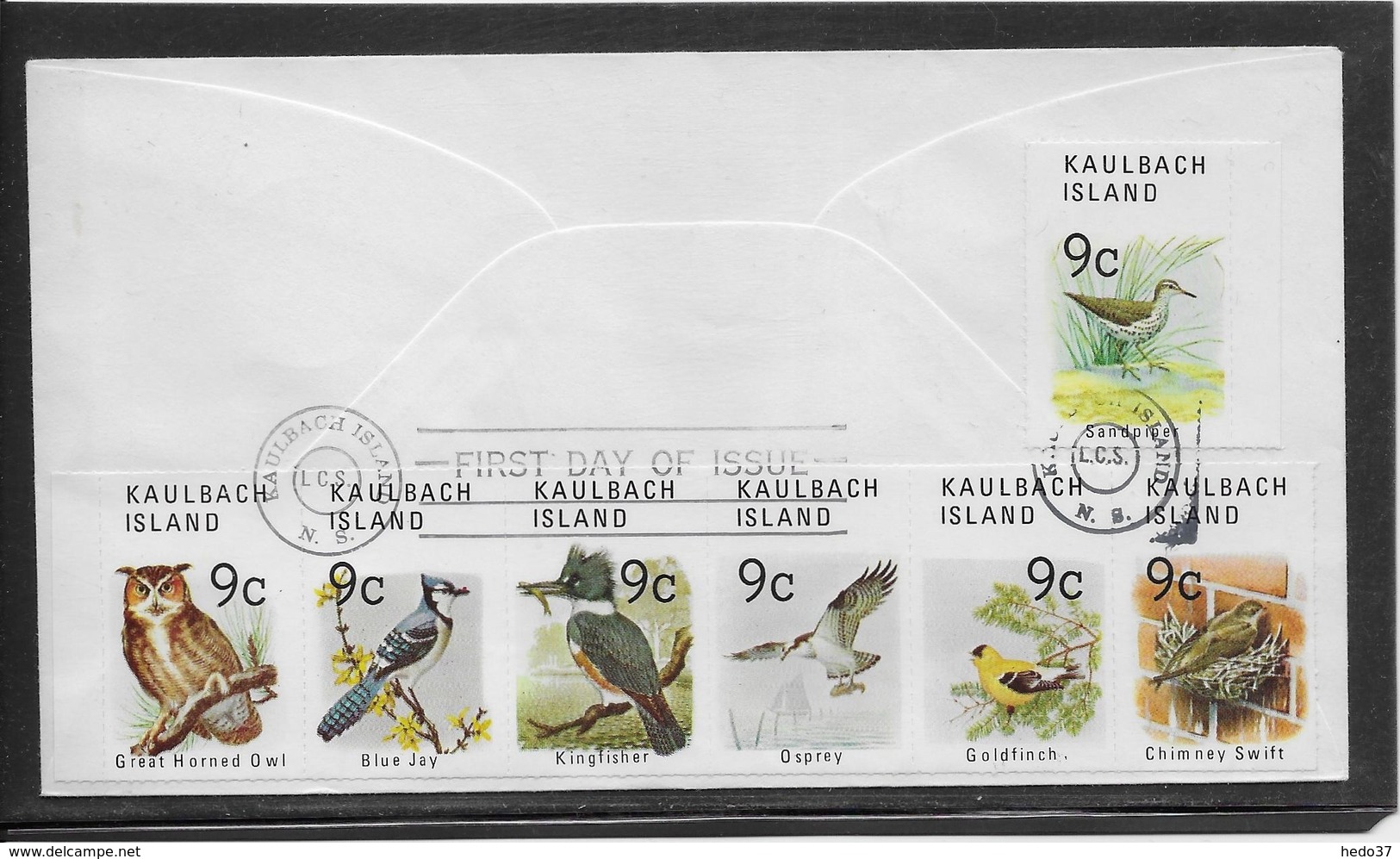 Thème Oiseaux - Canada / Kaulbach Island Enveloppe - TB - Other & Unclassified