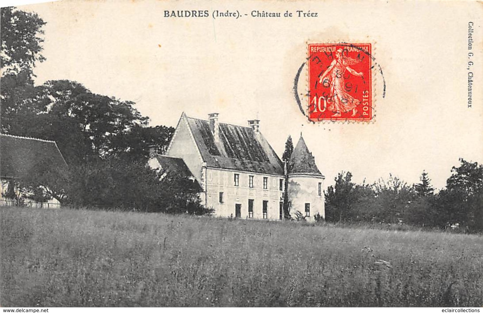 Baudres         36         Château Du Tréez          (voir Scan) - Autres & Non Classés