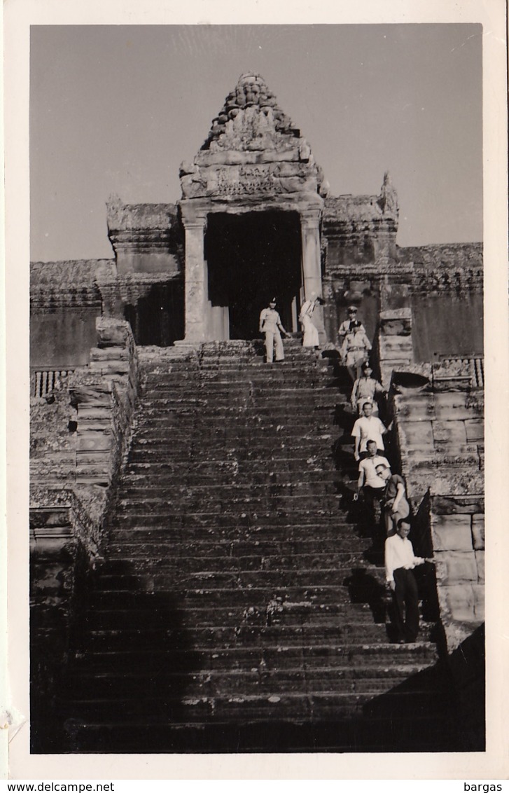 Carte Postale Photo Angkor Cambodge Visite Officielle - Cambodge