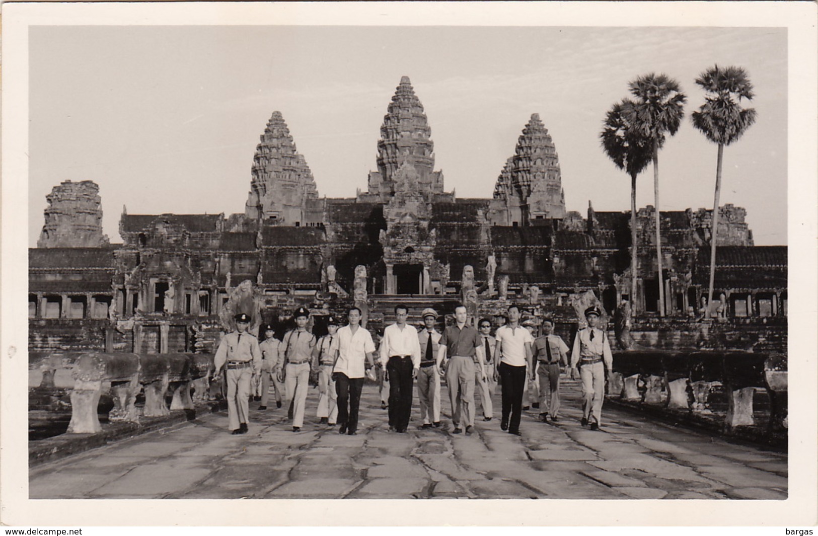 Carte Postale Photo Angkor Cambodge Visite Officielle - Kambodscha