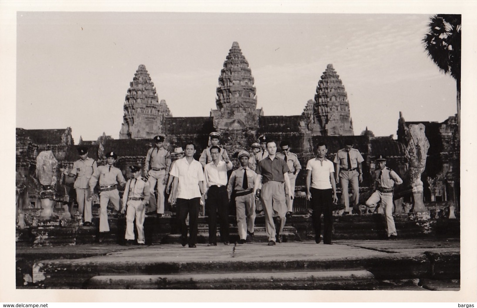 Carte Postale Photo Angkor Cambodge Visite Officielle - Cambodge