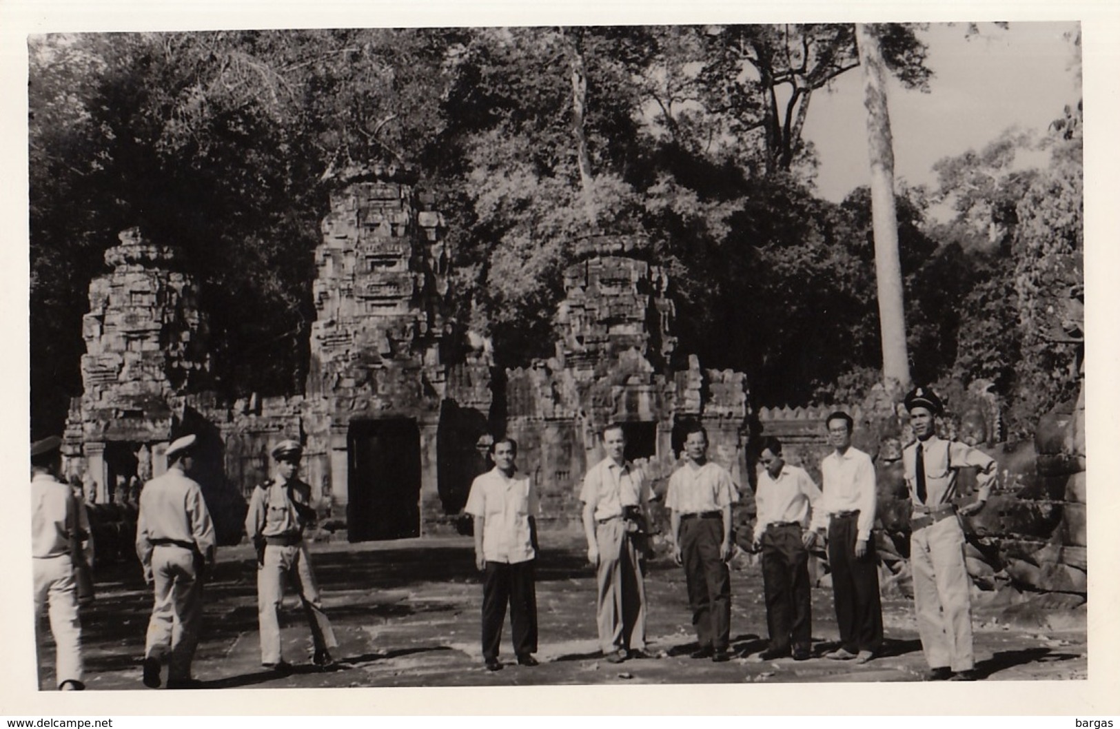 Carte Postale Photo Angkor Cambodge Visite Officielle - Cambodge