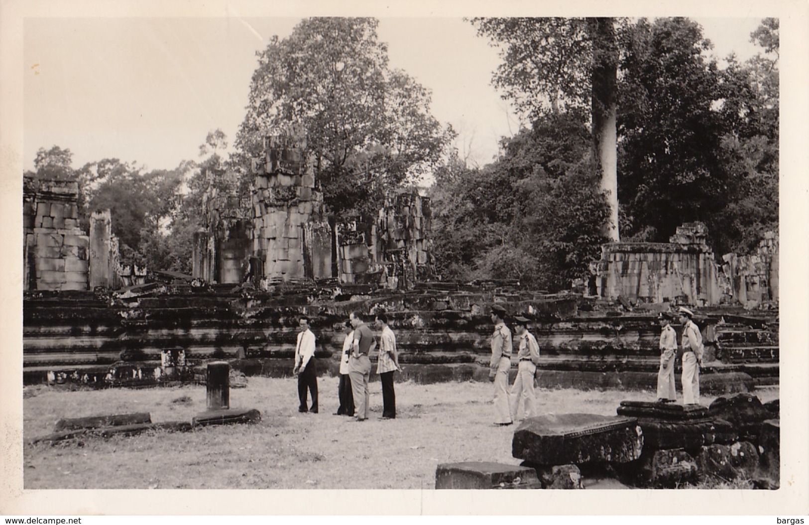 Carte Postale Photo Angkor Cambodge Visite Officielle - Cambodge