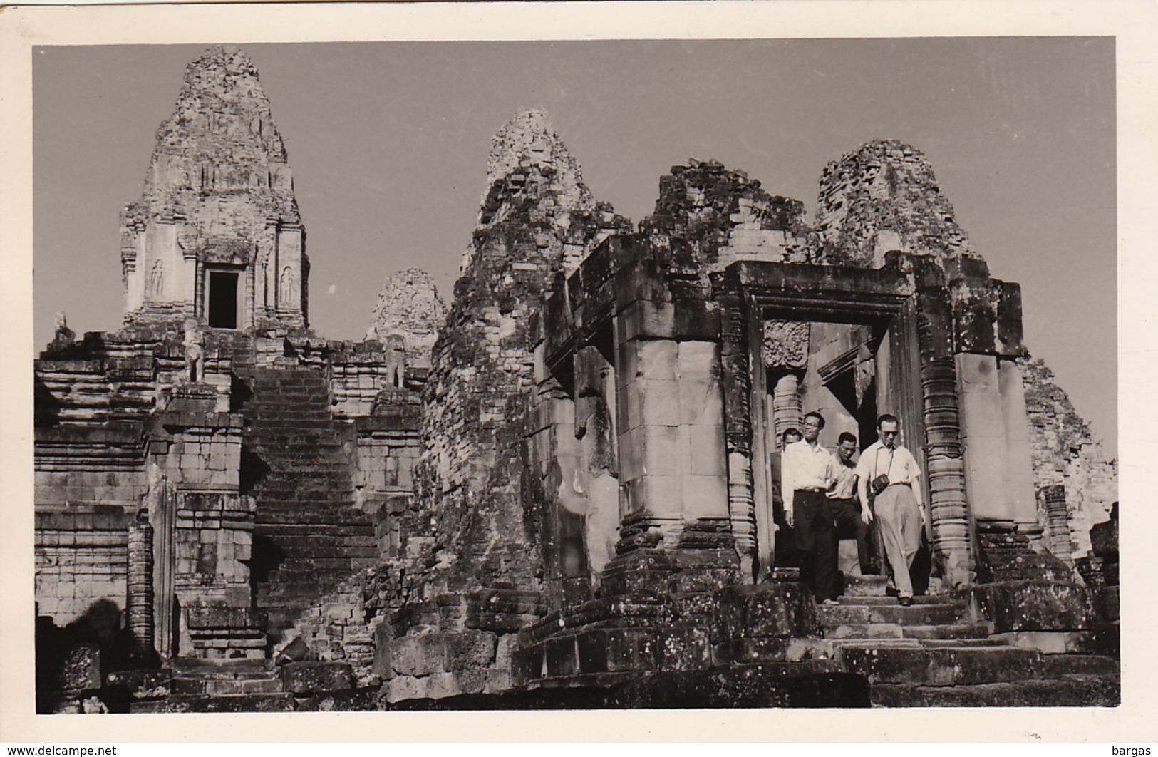 Carte Postale Photo Angkor Cambodge Visite Officielle - Cambodge