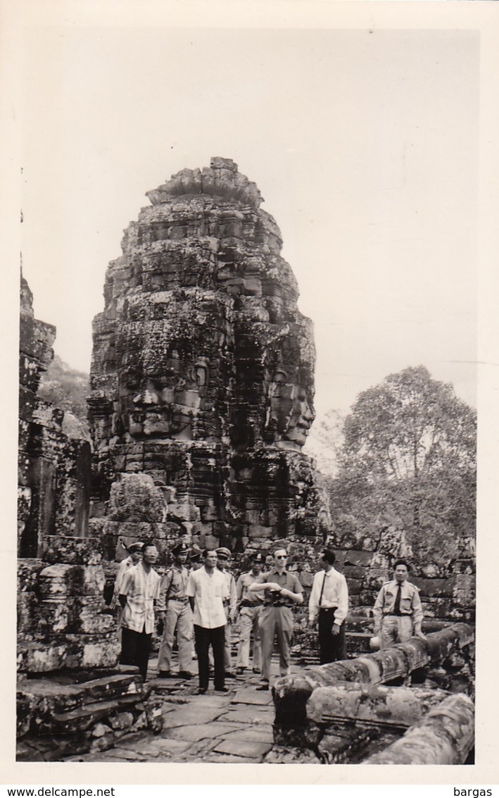 Carte Postale Photo Angkor Cambodge Visite Officielle - Cambodge