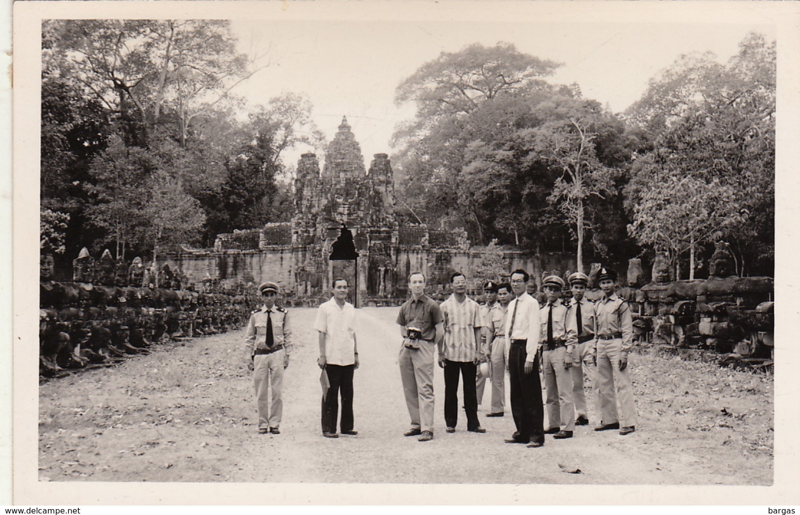 Carte Postale Photo Angkor Cambodge Visite Officielle - Cambodge