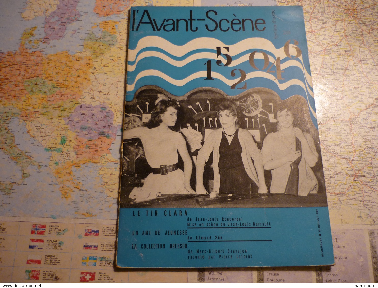 L'Avant-Scène Femina-Théâtre Lot De 13 Numéros Consécurifs Du N°201 (15 Juillet 1959) Au N°213 (1-er Février 1960) - Autres & Non Classés