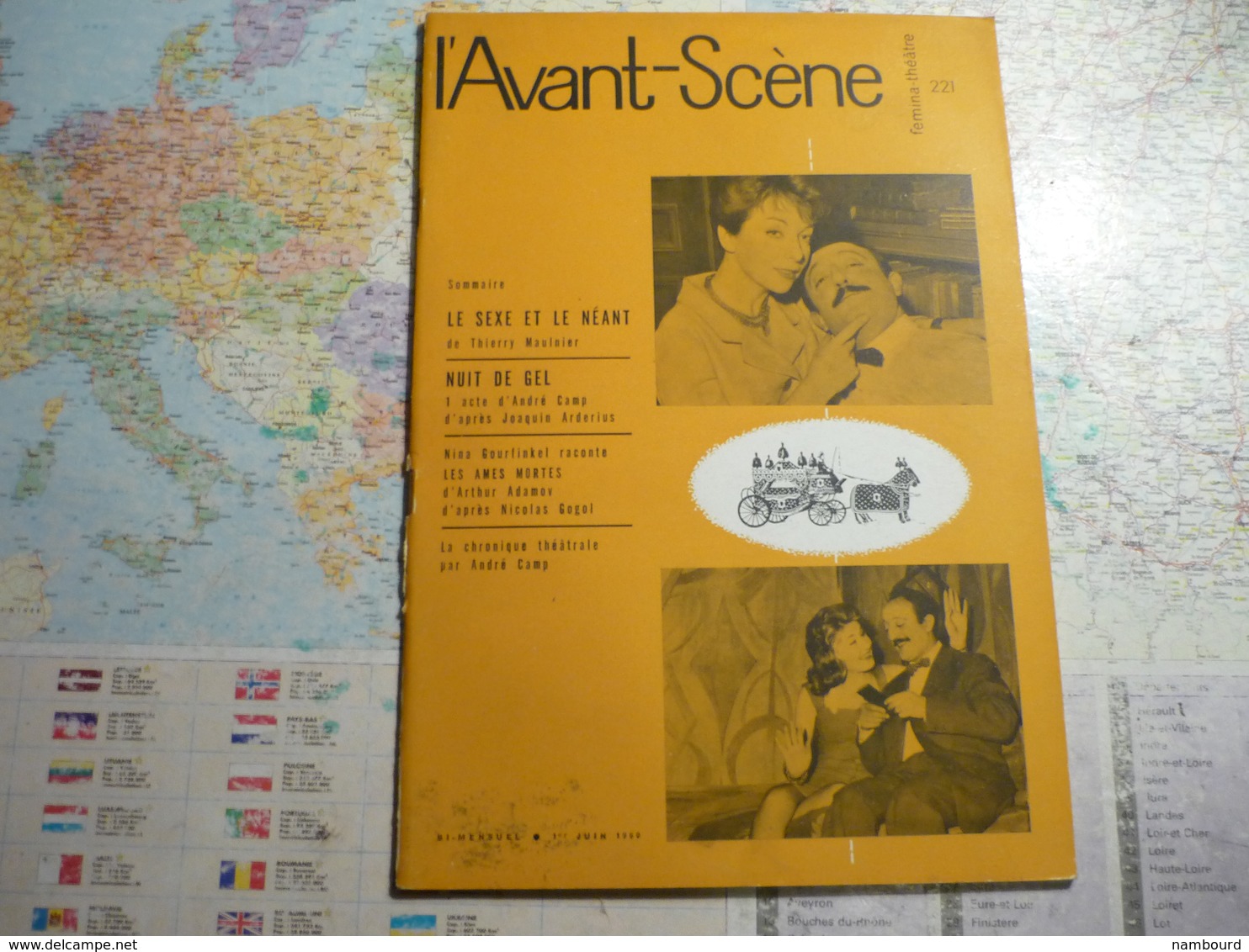 L'Avant-Scène Femina-Théâtre Lot De 14 Numéros Consécurifs Du N°221 (1-er Juin 1960) Au N°234 (1-er Janvier 1961) - Autres & Non Classés