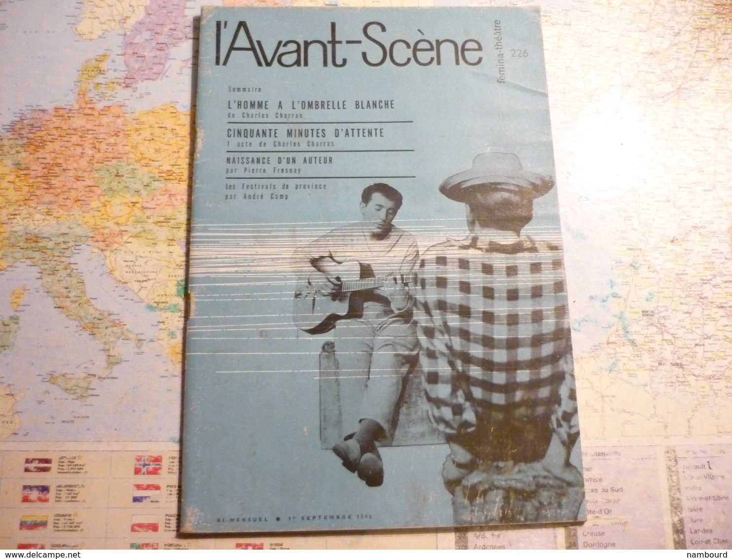 L'Avant-Scène femina-Théâtre lot de 14 numéros consécurifs du N°221 (1-er Juin 1960) au N°234 (1-er Janvier 1961)