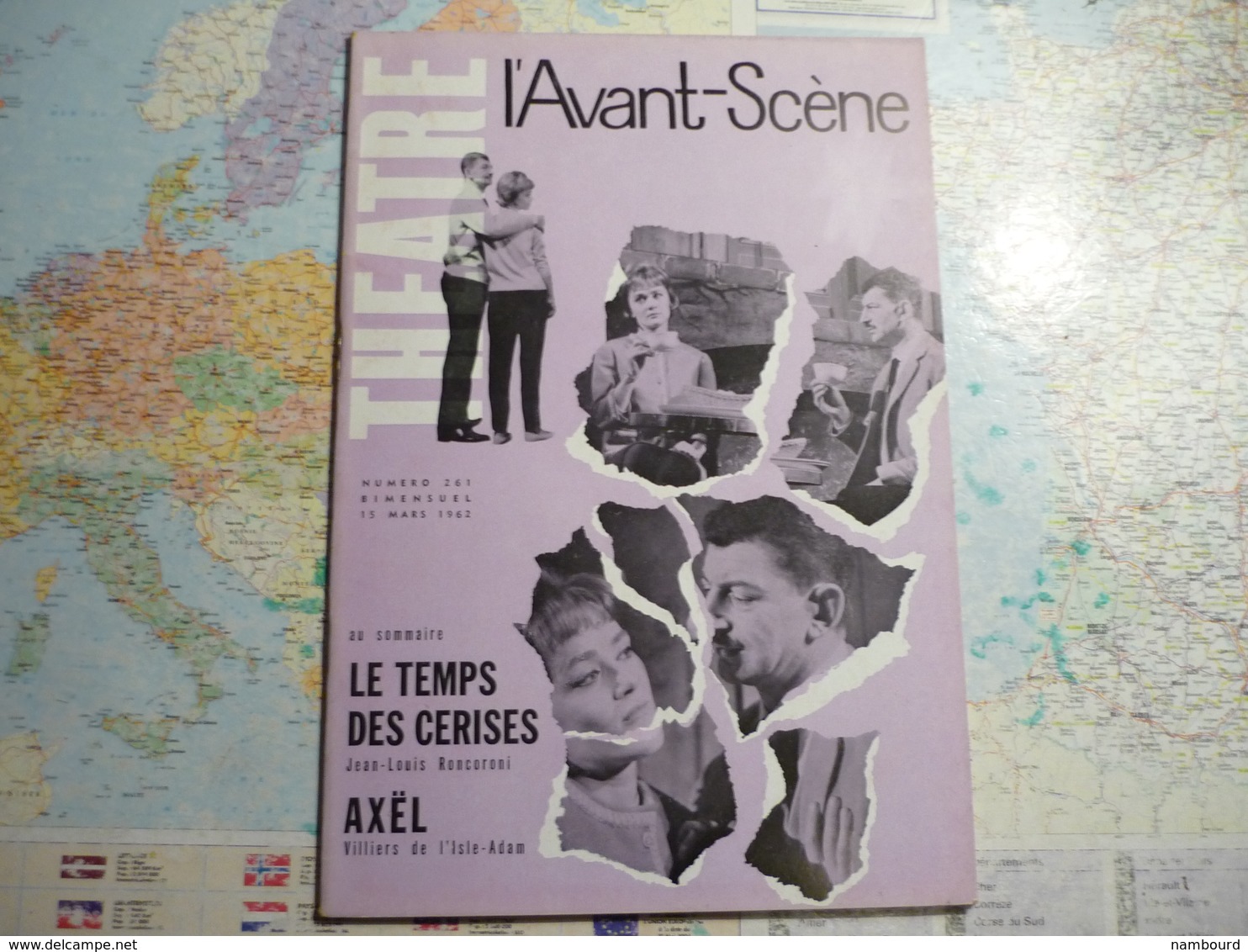 L'Avant-Scène femina-Théâtre lot de 14 numéros consécurifs du N°255 (15 Décembre 1961) au N°268 (1-er Juillet 1962)