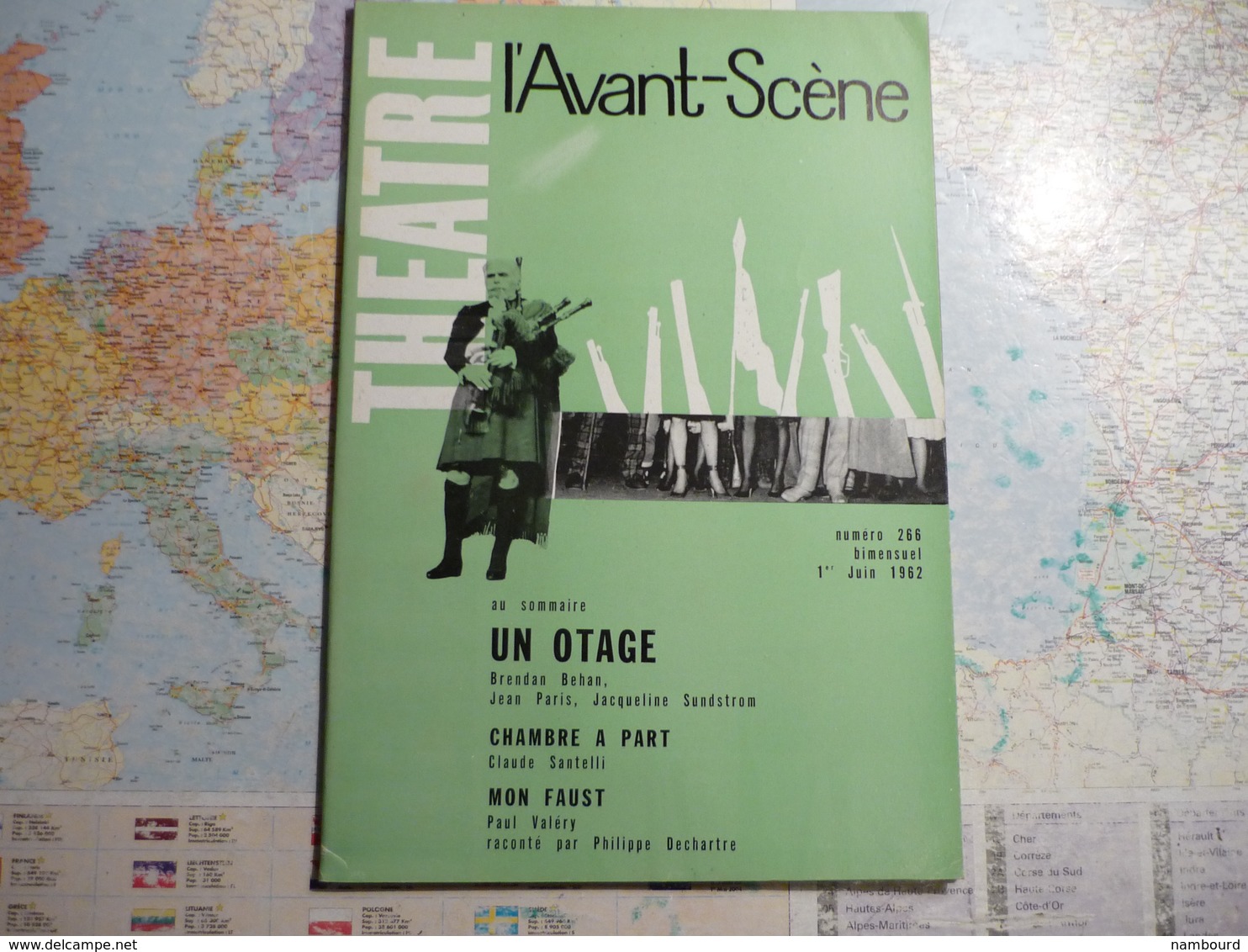 L'Avant-Scène femina-Théâtre lot de 14 numéros consécurifs du N°255 (15 Décembre 1961) au N°268 (1-er Juillet 1962)