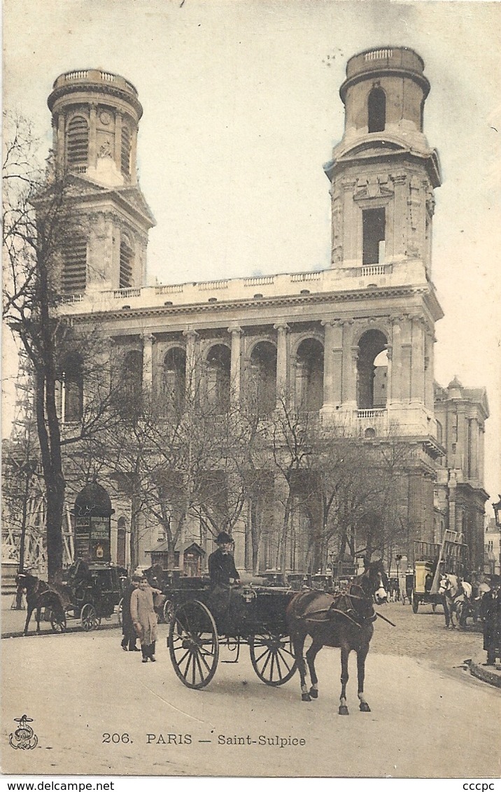 CPA Paris L'Eglise St-Sulpice - Arrondissement: 06