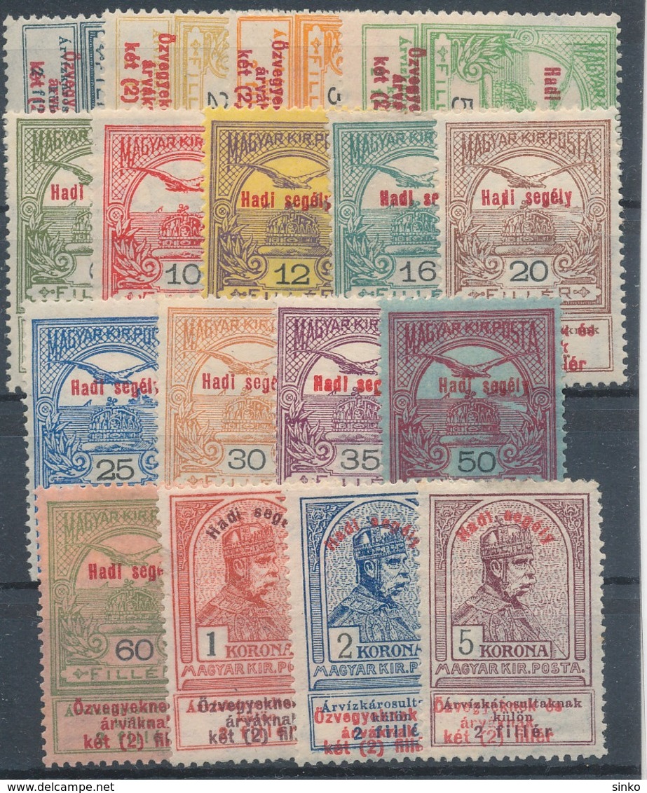 1914. Military Aid (I.) - Unused Stamps