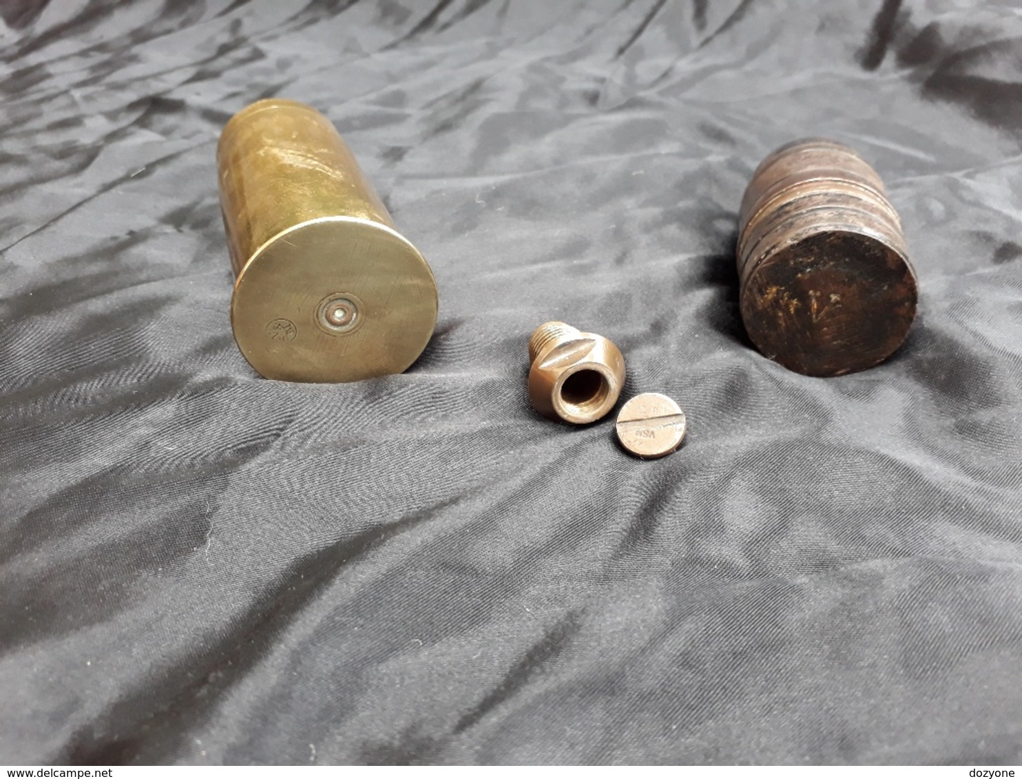 WW1 British 37mm Round, Shell Case, Douille, Obus, Kartusche - 1914-18