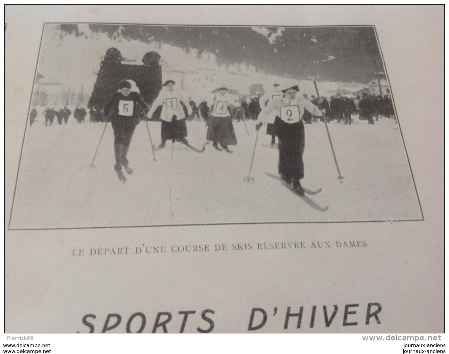 1910 SALLES D'ARMES DE PARIS CERCLE D'ANJOU / SPORTS D'HIVER (PATINAGE MOREZ DU JURA CHAMONIX ETC) / PRIX LEMONNIER - Revues Anciennes - Avant 1900