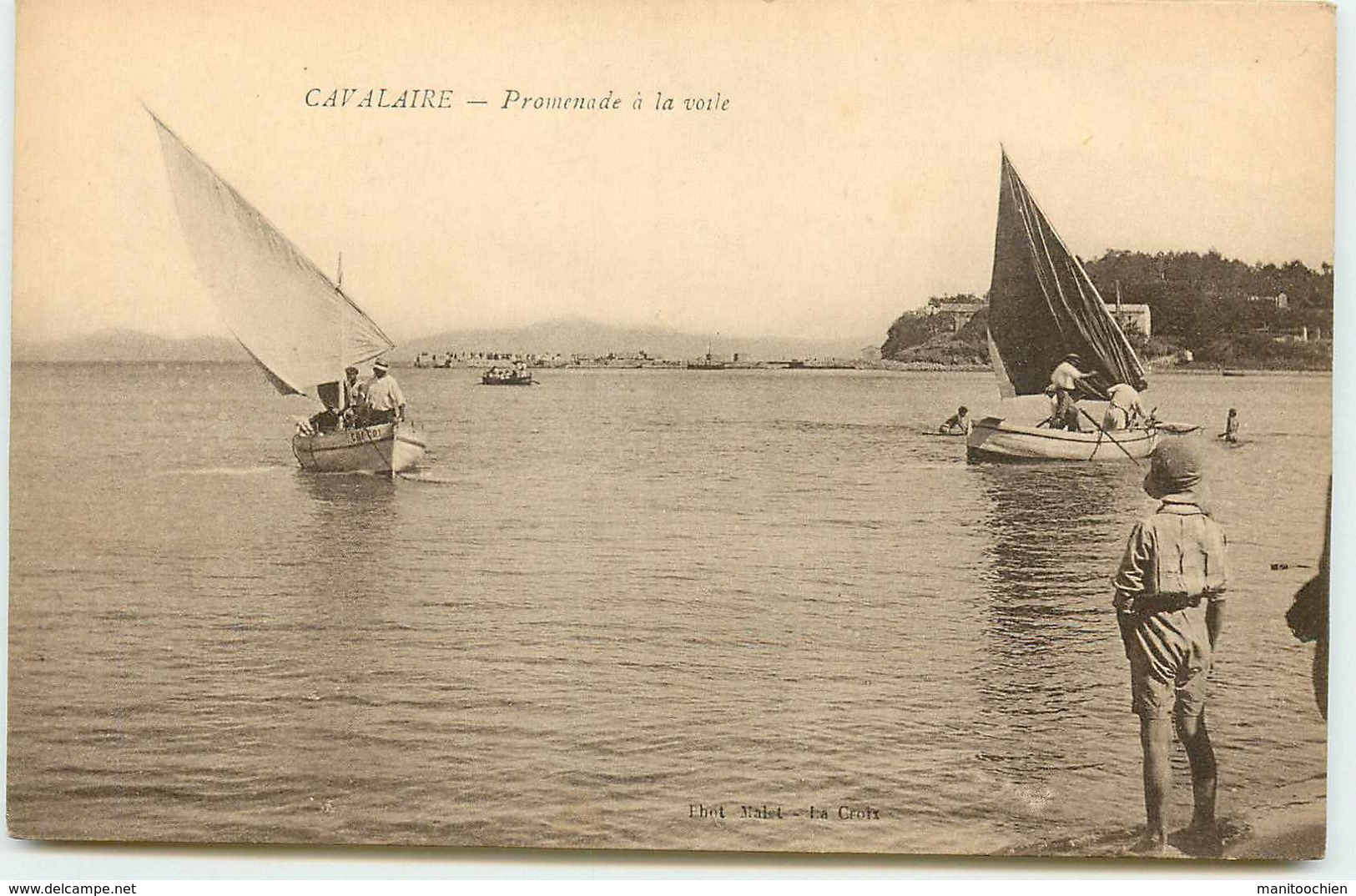 DEP 83 CAVALAIRE PROMENADE A LA VOILE - Cavalaire-sur-Mer